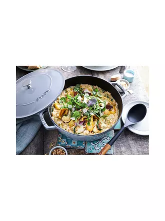 STAUB | Mestolo da portata 31 cm acacia / silicone |